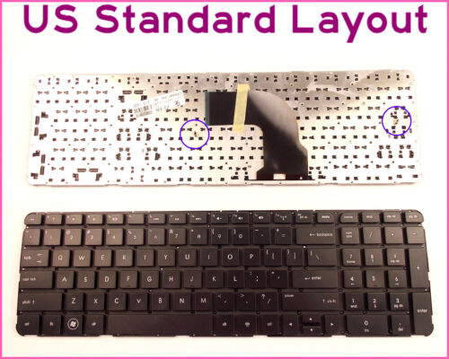 Laptop US Layout Keyboard for HP B5S11UA B5S13UA B5R05UA B4U05UA No Frame - Zdjęcie 1 z 4