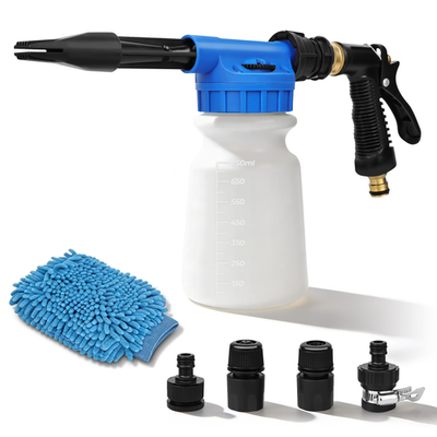 #ad #ad Foam Cannon Car Wash Kit Adjustable Pressure Washer Soap Gun Nozzles amp; Mitt $39.57