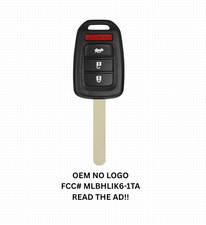 Oem Logo Unlocked Honda Accord Civic Remote Key Mlbhlik6-1ta 35118-t2a-a60 Oem Logo Unlocked Honda Accord Civic Remote Key Mlbhlik6-1ta 35118-t2a-a60