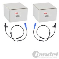 2X NTY ABS-SENSOR Hinten Beidseitig Passend FÜR Peugeot 206 206+ Links+Rechts