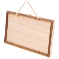  Panneau en bois brut de forme carrée, décoration de plaque en bois à faire