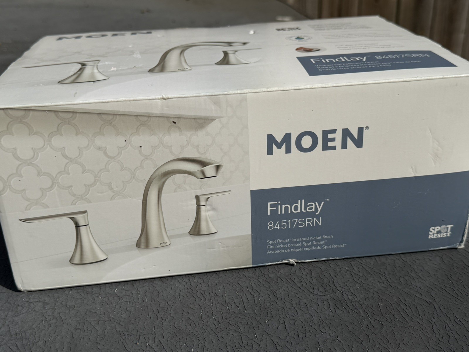 MOEN 84517 Findlay 8 in. Widespread 2-Handle Bathroom Faucet