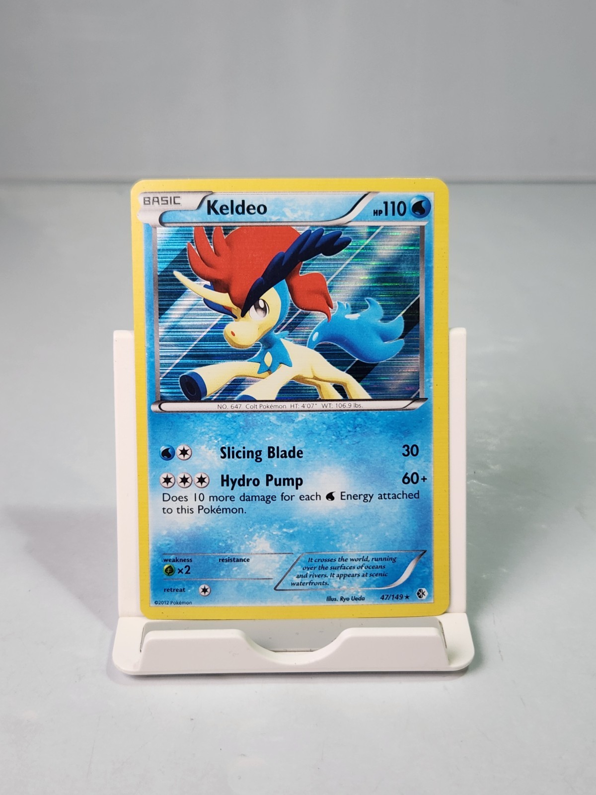 Keldeo 47/149 Holo Rare BW: Boundaries Crossed Pokemon