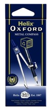 Oxford Metal Compass & Pencil Navy Blue