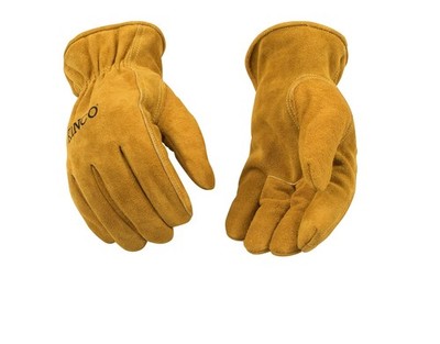 Kinco Lined Large Premium Suede Cowhide Driver Gloves (50RL-L)
