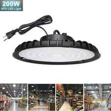 200W UFO Led High Bay Light Commercial Warehouse Industrial Factory Shop Light