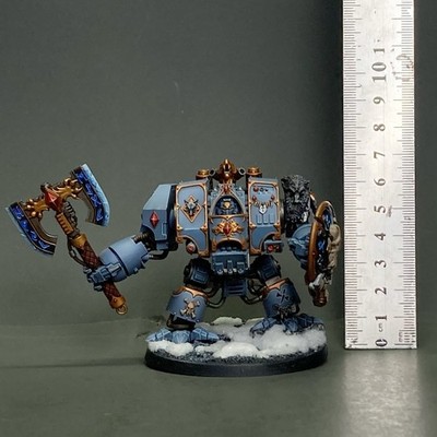 Warhammer 40K SPACE WOLVES VENERABLE DREADNOUGHT Painted Space Marines Presale