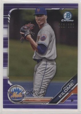 2019 Bowman Chrome Prospects Purple Refractor 12/250 Franklyn Kilome #BCP-39 g6p