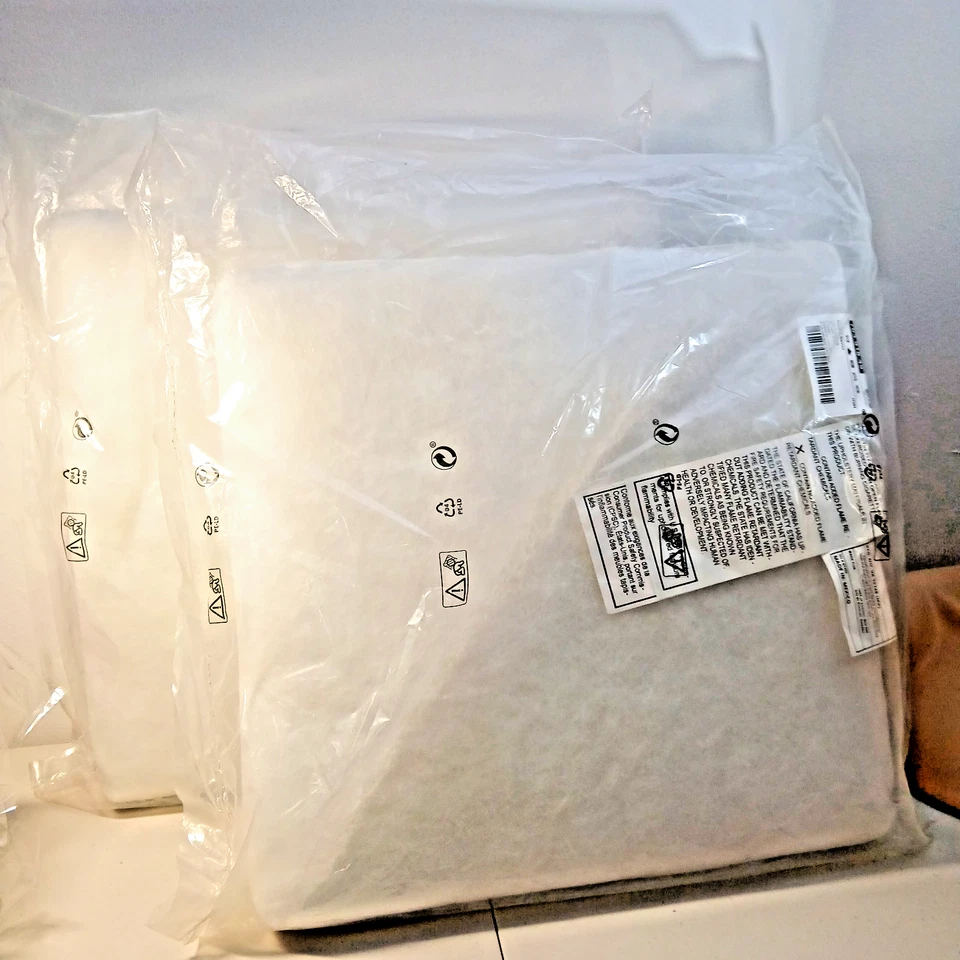 Cojín para silla de exterior cuadrado Ikea Duvholmen (17 3/8x17 3/8) 703.918.49 NUEVO juego de 2 Foto 2 de 2