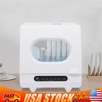 #ad #ad Portable Countertop Dishwasher 5 Washing Programs with Water Tank Leak Proof Dry $129.21