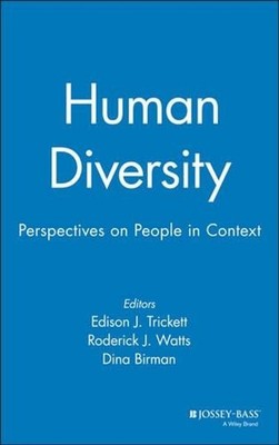 Human Diversity: Perspectives on People in Context by Edison J. Trickett (Englis