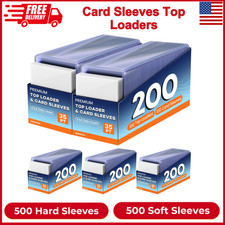 Card Sleeves Top Loaders For Cards, 3