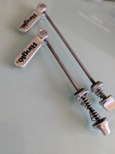 Ringle Twister Titanium Skewers Pair Front Rear Black 90s MTB Quick 135