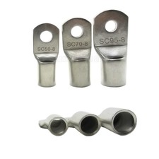 5 Battery Cable Ends Lugs Ring Crimp Wire Terminals Connectors Tined Copper 5 Battery Cable Ends Lugs Ring Crimp Wire Terminals Connectors Tined Copper