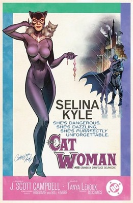 CATWOMAN 88 J SCOTT CAMPBELL BREAKFAST AT TIFFANYS HOMAGE VARIANT NM '26 PRESALE
