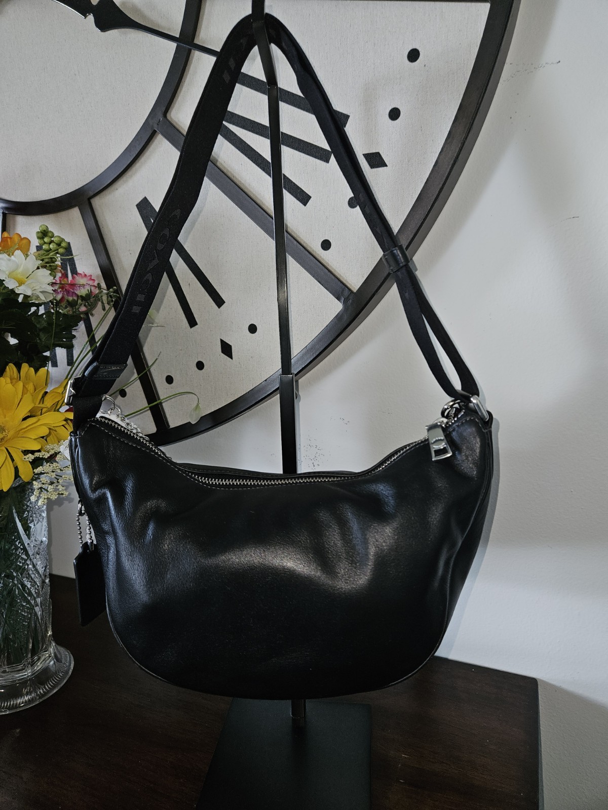 Coach pace black leather bag — image 3