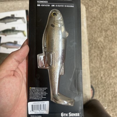 6th Sense Ben Milliken 6.25'' Hangover Line Through Swimbait GhostGixzrdSlow Sink