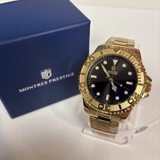 Montres Prestige X Invicta Men's Gold/Black Watch | 43mm | MPW-0263 | New In Box
