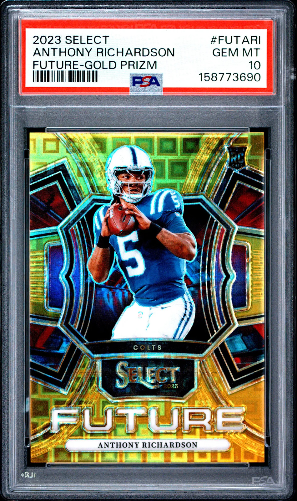 Anthony Richardson Panini Select Future #FUTARI Gold