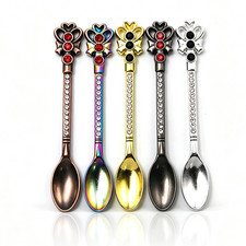 5pcs Butterfly Magic Spoon Scoop Wand Shovel Tools Spice Spoon For Home Kitchen