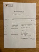 FEISTEL Feuerwerk Preisliste 1972 GARTENFEUERWERKSKÖRPER 6 Seiten Pyro Rar
