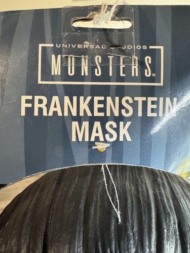 Amscan New OLD STOCK UNIVERSAL STUDIOS MONSTERS FRANKENSTEIN MASK - Picture 5 of 7