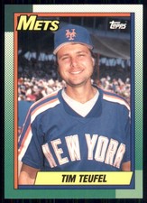 1990 Topps #764 Tim Teufel Collector's Edition (Tiffany)