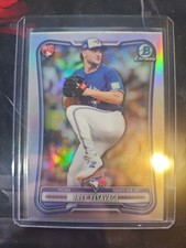 Trey Yesavage 2026 Bowman RC Red Rookie Variation Refractor #41 Blue Jays