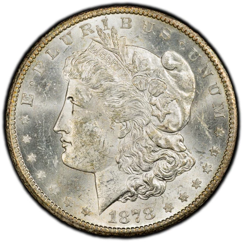 1878 CC Morgan Silver Dollar PCGS MS 62