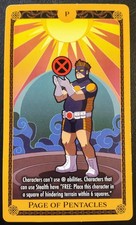 HEROCLIX X-Men X of Swords op tp PAGE OF PENTACLES Tarot Card slop le