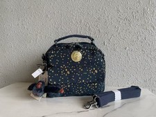 Kipling CANDY Handbag (convertible to backpack) - NAVY GOLD SPOTS