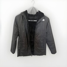 The North Face size 7/8 Girl's North Down Fleece-Lined Hooded Jacket Black