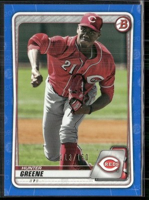 Hunter Green 2020 Bowman Prospects Blue 113/150 #BP-47