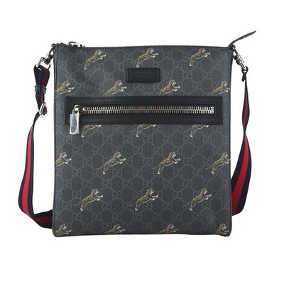 Gucci Umhängetasche schwarz GG Supreme Tiger Print 36556Y 151505237