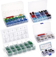 510PCS Car AC Repair Kit with 270PCS O Ring Seal Kit, 102PCS AC Valve Core Kit,
