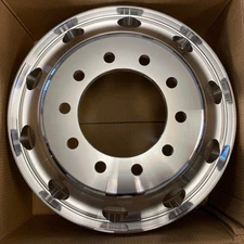22.5 x 8.25 Aluminum HD Truck Trailer Wheel Rims Hub Alcoa Style Dually 10 Lug