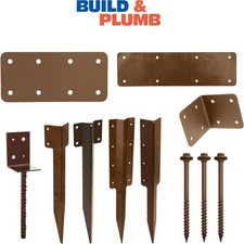 Sleepersecure Perry Garden Railway Sleeper Fixings Brackets Installation No Rust