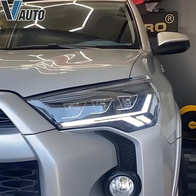 For 2014-2023 Toyota 4Runner LED Projector Headlights DRL w/Startup Sequential
