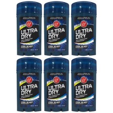 Ultra Dry Anti-Perspirant  Deodorant Solid - Cool Blast, 2.25oz. Pack of 6 