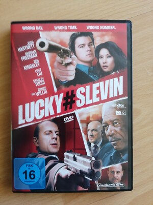 DVD    LUCKY # SLEVIN     hartnett freeman kingsley bruce willis