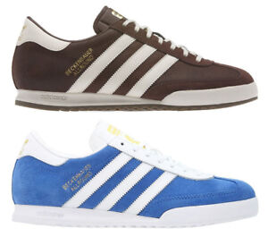 adidas beckenbauer brown suede