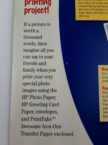 HP Iron On Transfer Paper Kit with Photo Paper, Greeting Card Paper & Envelopes - Photo 5/6