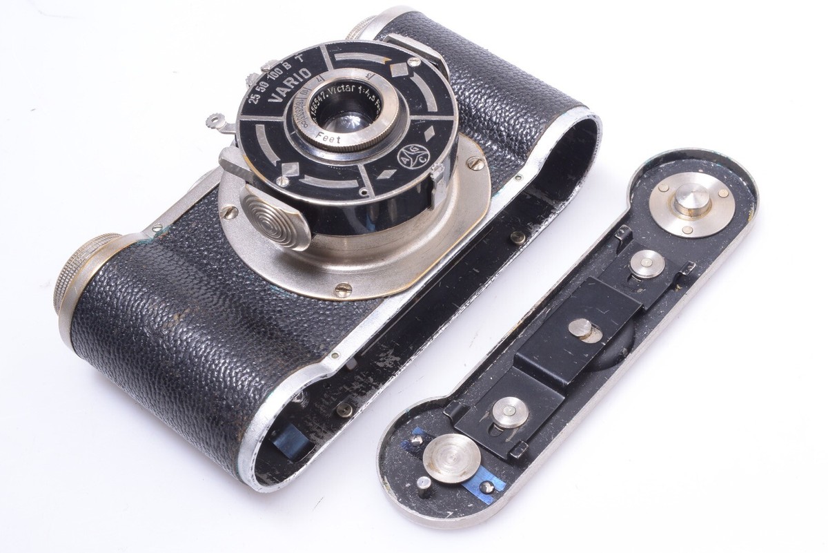 ✓ WIRGIN EDINEX 35MM FILM NICKEL PLATED CAMERA LUDWIG