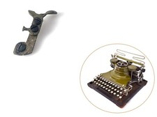 Line Guide / Ribbon Selector for Hammond Multiplex Typewriter Antique Vtg Part thumbnail