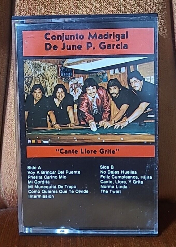 Conjunto Madrigal De June Garcia - Canté Lloré Grité Cassette VG Condition!!! 