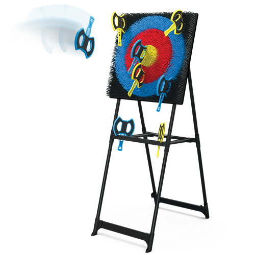 Eastpoint Axe Throw Set, 8 Axes, Outdoor Game, Portable Folding Steel