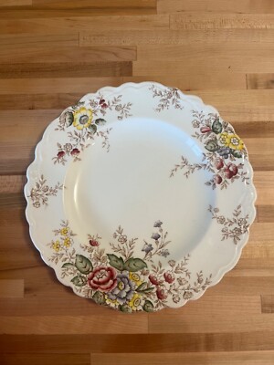 Two gorgeous dinner plates,  Rydal by crown ducal