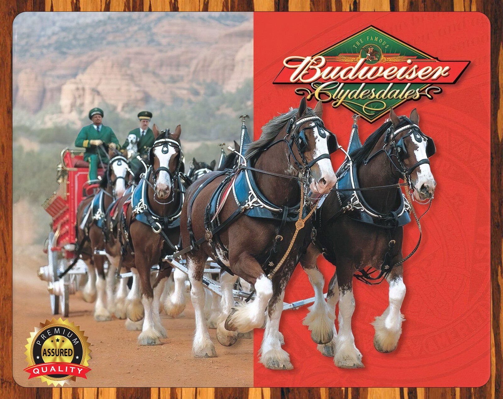 海外紙物　VTG Horse Tram チケット　used 5種　ロール売り Budweiser - Clydesdales - Rare - King of Beers - Metal Sign 11 x