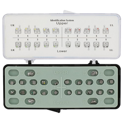 Kit de 24 piezas de brackets de ortodoncia dental 0,022 Roth Mark Brackets con 1er tubo molar - Imagen 23 de 53