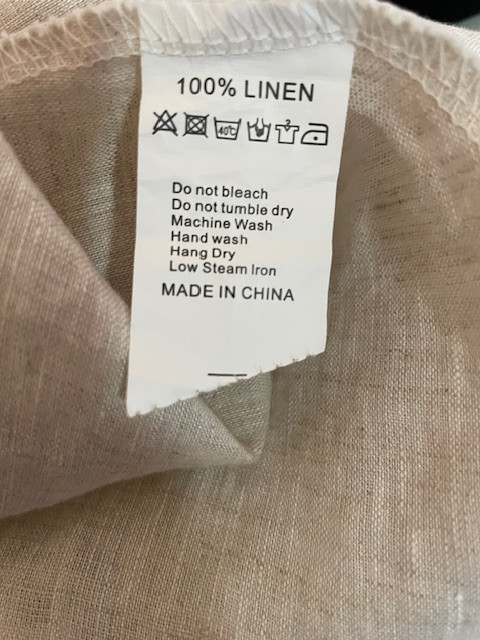 PALM COVE THE LABEL  Dress Size S NWT RRP$179 100percent LINEN Beach Cruise Travel image 7